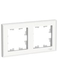 Рамка Systeme Electric ATLASDESIGN Art 2 поста с возможностью установки персон. изобр.ATN200102