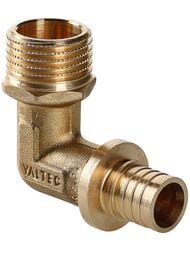 Уголок VALTEC аксиальный, 25х3/4"Н, латунь, VTm.453.BG.002505 — миниатюра 1