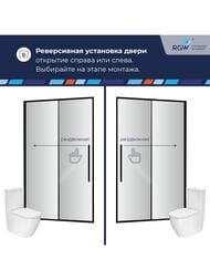 Душевая дверь RGW Stilvoll SV-12B (1500х1950) раздвижная, стекло 6мм прозрачное/черный 32321215-14