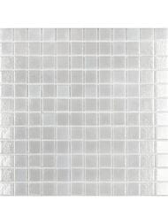 Мозаика Vidrepur Shell   563 White 25х25 (317х317) на сетке, белая (кв.м.) — миниатюра 1