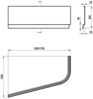 ������ � ����� RAVAK CHROME R 170�105 ��, ��������, ������, �����