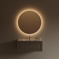Зеркало для ванной комнаты SANCOS Sfera 2.0 D1000 led подсветка 2700K/4000K/5000K SF2.1000