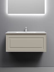 Тумба под раковину SANCOS Very (890х445х406) подвесная, один ящик, Beige Soft VR90CE