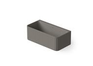 Ванна отдельностоящая Dea Design DD8805 1600 3 (1600х800х560), прямоугольная, слив-перелив, д/к, серый