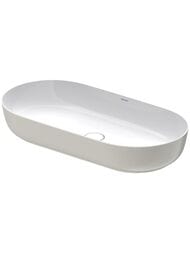 Раковина Duravit Luv 800х400 антигрязевое покрытие WG, шлифованная, серый матовый 03798023001