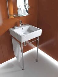 Металлическая консоль для умывальника 60 см DURAVIT VERO хром 0030631000
