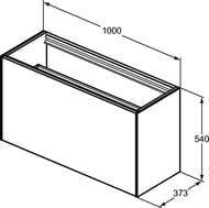 ����� ��� �������� Ideal Standard CONCA (1000x373x540) 2 �����, ������ ��� T3997Y4