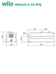 �������� ������� WILO HiMulti 5-45 iPQ 750�� ������ �� 6,5�3/� ������ ���������� 8� 3095456