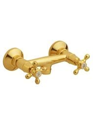 Смеситель Boheme Tradizionale Oro 294 для душа, настенный, двухзахватный, золото