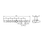 ���������� ����� Fantini Icona Deco 4400R119A ������������� ��������� ��� �����/���� �� 2 ������
