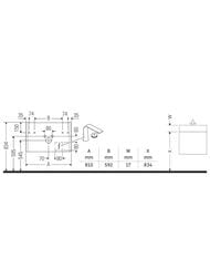����� ��������� Duravit XViu 810�400�480 1 ����, ����� ������/������� XV40260B122