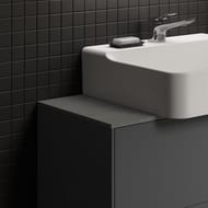 Столешница для тумбы 80 Ideal Standard CONCA (800x373x6) керамическая, grey stone T4345DI