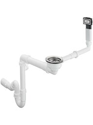 Hansgrohe D16-10 Слив-перелив с ручным управлением для гранитной мойки с 1ой чашей 43927000 — миниатюра 1