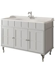 Тумба под раковину Caprigo Борго 120 (1220х918х560) напольная, отделка bianco-grigio 33425-B177