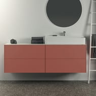Тумба под раковину Ideal Standard CONCA (1585х505х540) 4 ящика, закат матовый лак T3990Y3
