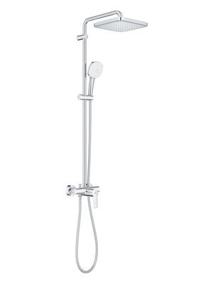 Душевая система Grohe Tempesta System 250 Cube для душа, термостат, верх./руч. душ, хром 26692001