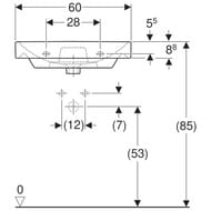 �������� Geberit Smyle Square (600�480�165) ���������, � ���. ��� ��������� � ��������� 500.229.01.1