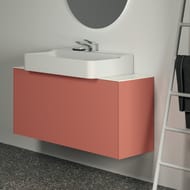 Столешница для тумбы 120 Ideal Standard CONCA 1200x373x6 керамическая, calacatta marble T4347DH — изображение 7