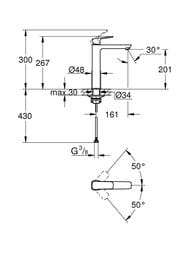 ��������� ��� �������� Grohe Cubeo �������������, ������� ����� 201��, ����: ���� 1017290000