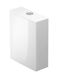 Бачок для унитаза Duravit White Tulip 0933100005 370х145 6/3л., двойной смыв, подкл. слева, белый