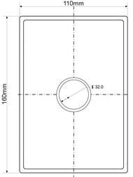 ���������� McAlpine ��� 32�� �����, �������������, ��������, ����   F32SQ-CB-L