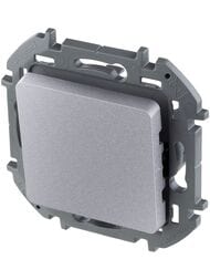Переключатель LEGRAND INSPIRIA 1-клавишный 6 A 250 В алюминий 673692