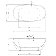 Акриловая ванна ABBER AB9263-1.6 белая — миниатюра 8