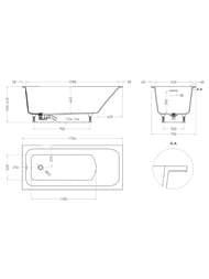 ����� ������������ Salini Orlanda kit 1704�750�610 ������������� ������, S-Sense, ����� 102117G