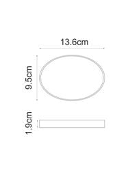 Мыльница WasserKRAFT Havel K-7429, 136*95*19, овальная, цвет белый