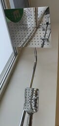 Уценка! Душевая система WasserKRAFT A19901 Thermo термостатический смеситель, верхний/руч. душ, хром