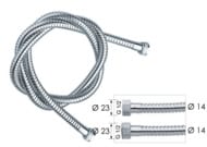 Шланг для душа 100 см Remer 333100, хром — миниатюра 2