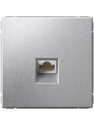 Розетка Systeme Electric ARTGALLERY компьютерная RJ45, кат. 5е, механизм, алюминий, GAL000383