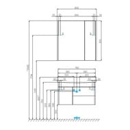 ���������� ���� AQUATON ������� 80 1A237102BV010 800x150x810 2 ������, ����� ������