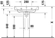 ���������� Duravit No.1  650�460��, � ���������, ����� 23756500002