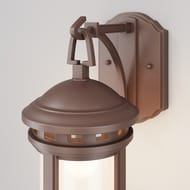 Настенный светильник Maytoni Salamanca (Саламанка) O031WL-01BR, E27х1 60Вт IP 44, коричневый — изображение 8