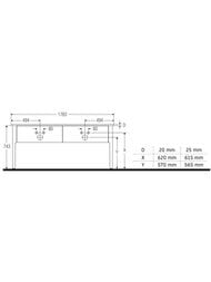 ����� ��� 2 �������� Duravit Luv 1733�743�570 2 �����, ������ ����� ������� ��� LU9562B9898