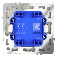 Выключатель с самовозвратом двухклавишный Voltum S70 VLS020604, шелк