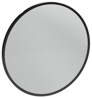 Зеркало в раме Jacob Delafon Odeon Rive Gauche 50см, круглое, рама лак черный сатин EB1176-S14