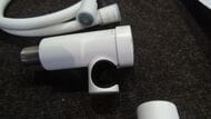 Уценка! Гигиенический душ Hansgrohe Bidette S с запорным вентилем, шланг 1250мм, белый мат. 29230700 - уценка. — миниатюра 6