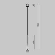 �������� ���������� Maytoni Waist (�����) TR167-1-7W3K-M-B Elasity 3000� 7�� 38�, IP20, ������