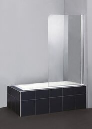 Шторка на ванну BELBAGNO SELA (800х1400) SELA-V-1-80/140-C-Cr стекло прозрачное/профиль хром