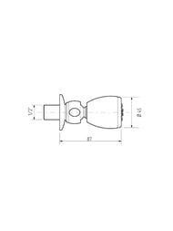 Форсунка массажная Migliore PERRY бронза ML.RIC-39.330.BR