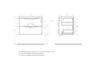 Тумба под раковину BelBagno MARINO (700х450х500) подвесная, Rovere Grigio MARINO-700-2C-SO-RG-P — изображение 6