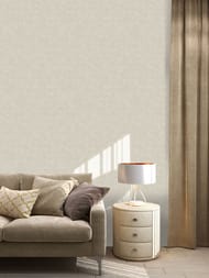 Обои виниловые на флизелине Grandeco Secret R146102 (1,06х10,05), бежевые (рул.)