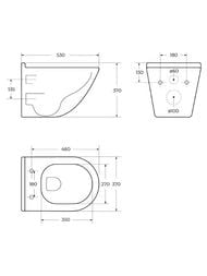 ������ ��������� BelBagno Senso-TOR ��� ������, ���� Tornado, ������� ���������, ����� BB017CH-TOR/SC