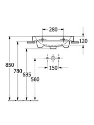 �������� Villeroy & Boch Architectura 4A87MLR1 (550�420�165) ���������, ���������� ����� CeramicPlus