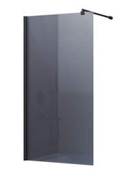 Шторка на ванну RGW SC-050B (800х1490) неподвижная, стекло 6мм тонированное/черный 351105008-34 — миниатюра 1