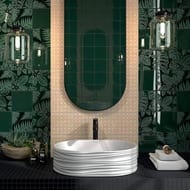 �������� KERAMA MARAZZI AMAREMARE Artbasin Sabbia ���������, 500�366�180, ����� ��. SA.wb.50\WHT
