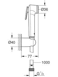 ������� ����� Grohe Tempesta-F 26352000 (�����, �����, ��������� ���������) ����