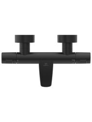 Смеситель для ванны/душа Ideal Standard CERATHERM T25 A7544XG термостат, настенный, черный матовый